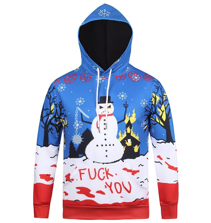 Мужской новогодний свитер — для плохишей купить на Алиэкспресс
